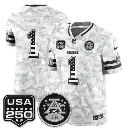 KC 2026 Salute to Service Vapor Jersey - Stitched