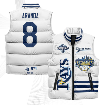 Tampa Bay Rays "Devil Rays" Puffer Vest - Printed