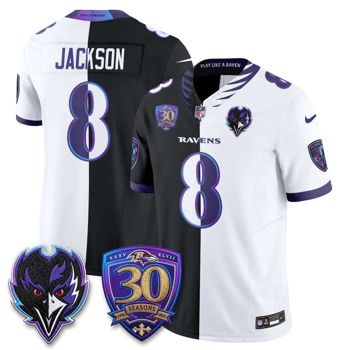 BAL The Next Flight Split Vapor Jersey - Stitched