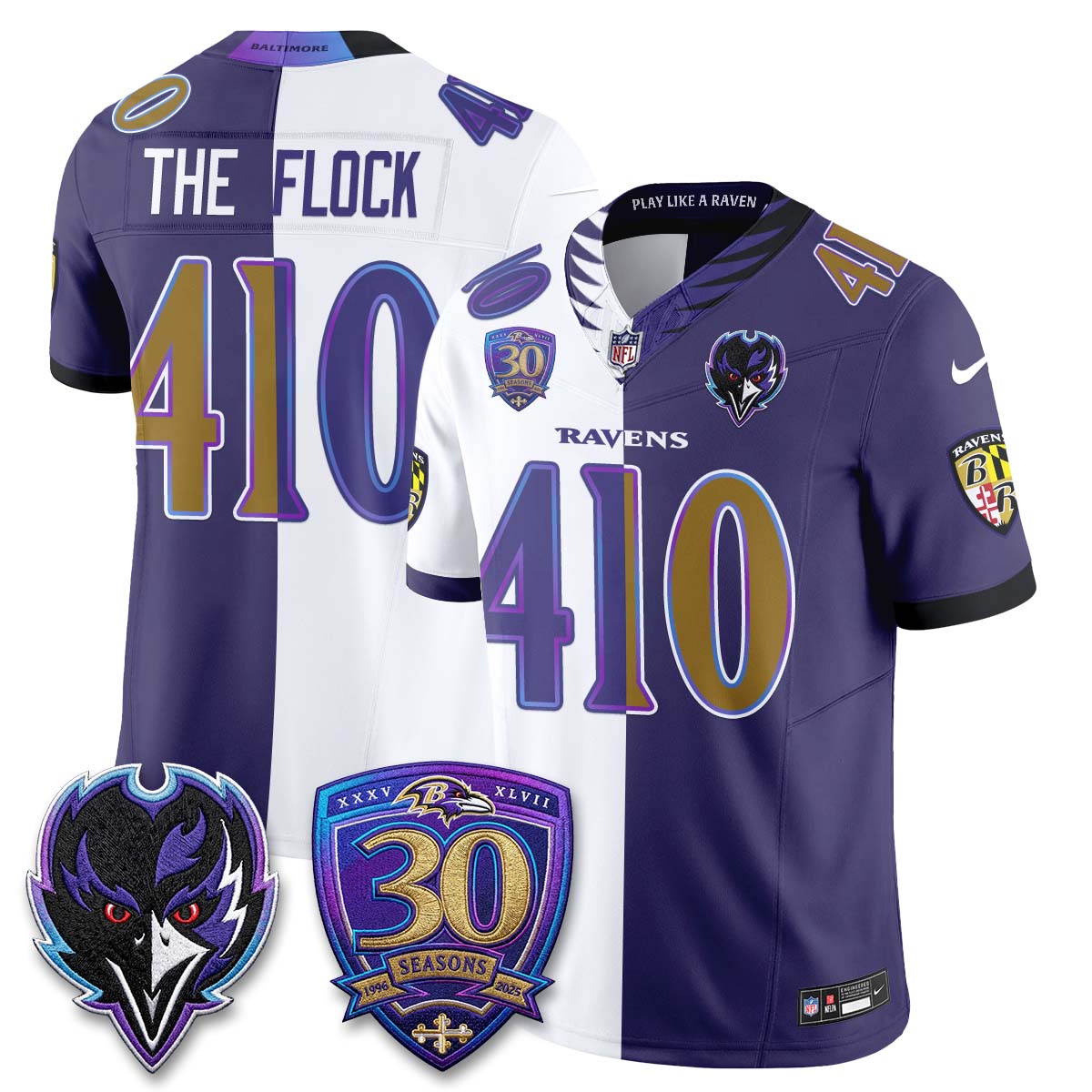 BAL The Next Flight Split Vapor Jersey - Stitched