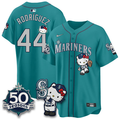 SEA x Meow KT Night Limited Teal Jersey - All Stitched