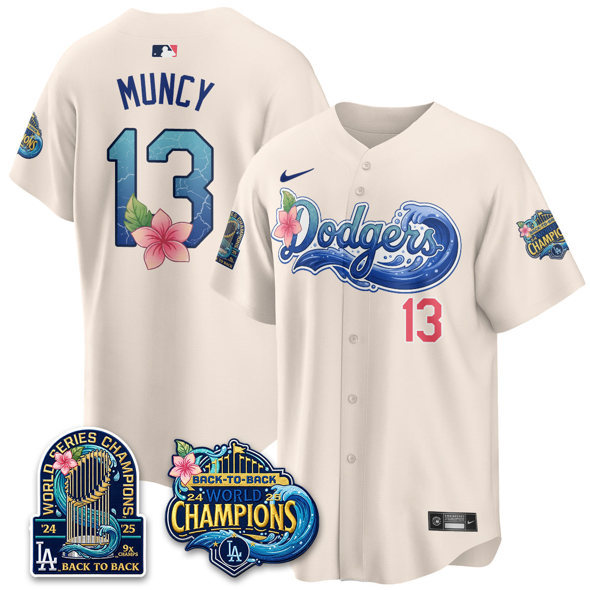 LAD Coastal Vapor Hawaiian Jersey - All Stitched