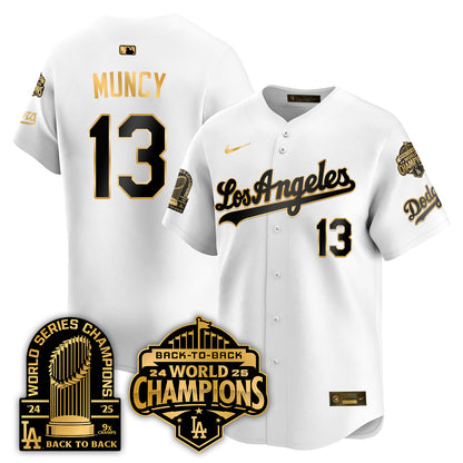 LAD Gold Collection Limited Gold Jersey - 9x & B2B Champs - All Stitched