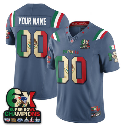 NE Mexico Edition Vapor Custom Jersey - Stitched