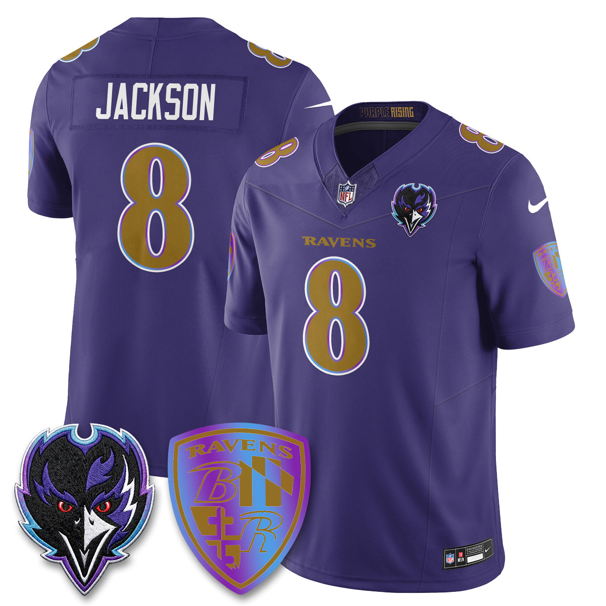 BAL The Next Flight Vapor Purple Jersey - All Stitched