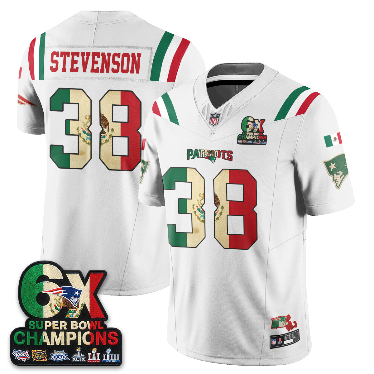 NE Mexico Edition Vapor Jersey - Stitched