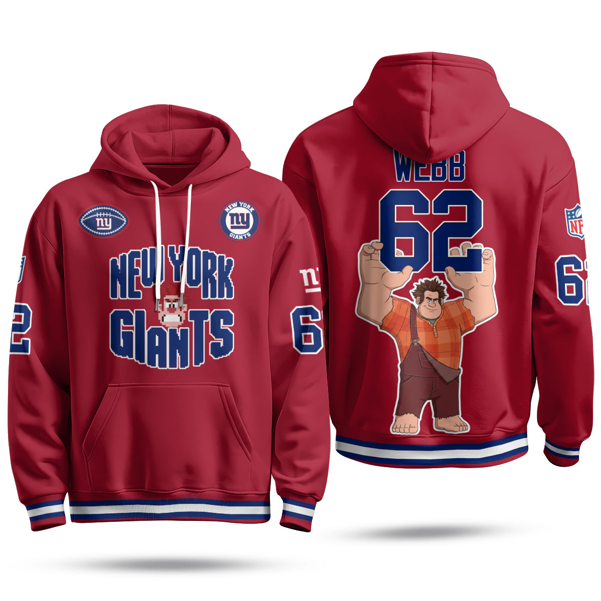 NYG x Arcade Wrecker Edition Pullover Hoodie - Printed