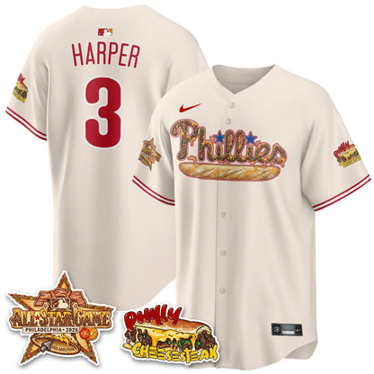 Philadelphia Phillies Cheesesteak Edition Vapor Limited Jersey - Stitched