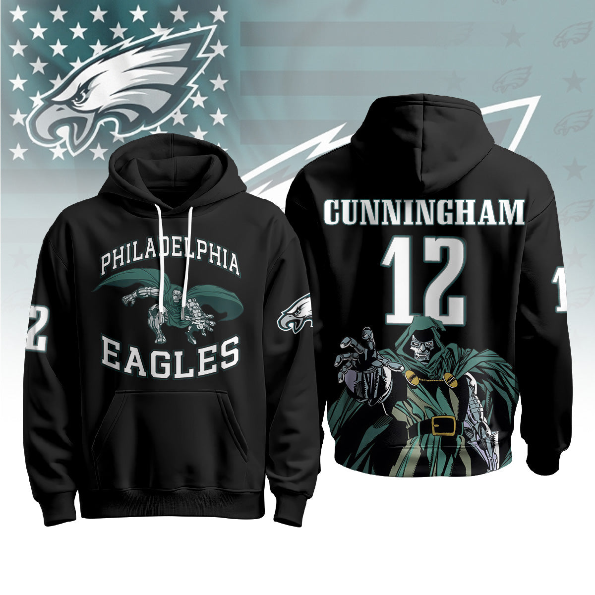 PHI x Green Cape Villain Edition Pullover Hoodie - Printed