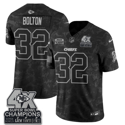 Kansas City Chiefs 2026 Salute to Service Vapor Jersey V2- Stitched