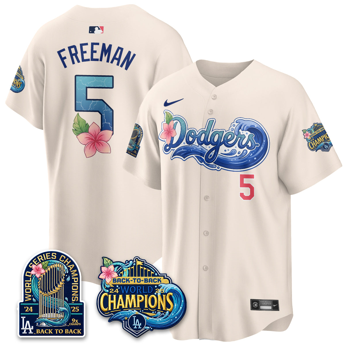 LAD Coastal Vapor Hawaiian Jersey - All Stitched