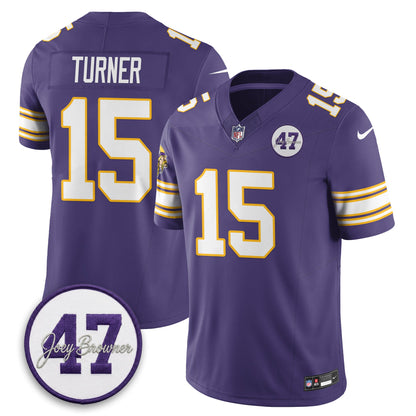 MIN Joey Browner Thank You For Memories - 1960 – 2026 Football Vapor Limited Jersey - All Stitched