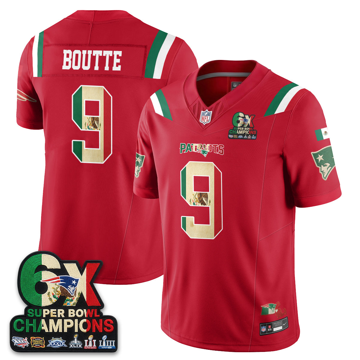 NE Mexico Edition Vapor Jersey - Stitched