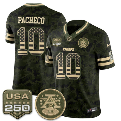 KC 2026 Salute to Service Vapor Jersey - Stitched