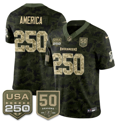 TB 2026 Salute to Service Edition Vapor Jersey - Stitched (Tiktok)