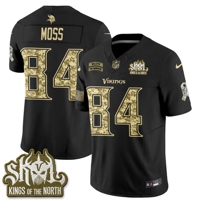 Minnesota Vikings 2026 Salute to Service V2 Vapor Jersey - Stitched