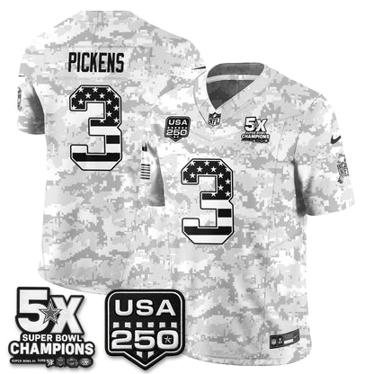 DAL 2026 Salute to Service Edition Vapor Jersey V2- Stitched