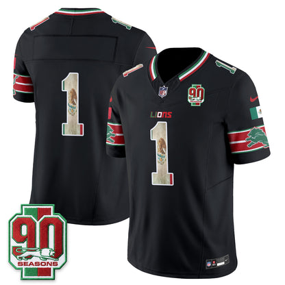 DET Mexico Edition Vapor Jersey - Stitched