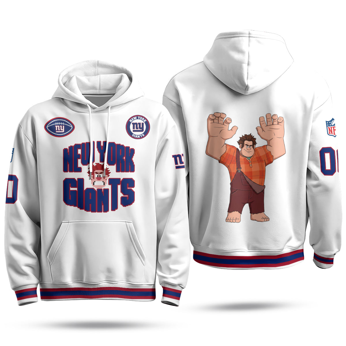 NYG x Arcade Wrecker Edition Pullover Hoodie - Printed