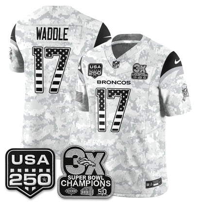 Denver Broncos 2026 Salute to Service Edition Vapor Jersey - Stitched