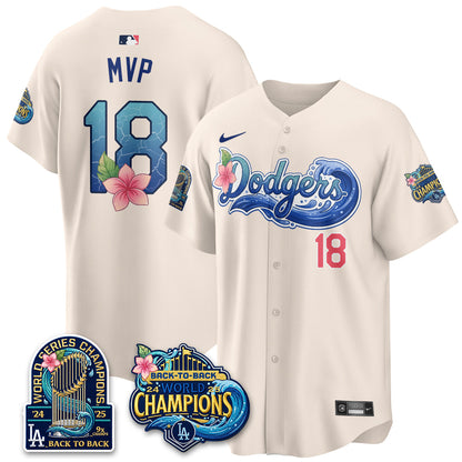 LAD Coastal Vapor Hawaiian Jersey - All Stitched