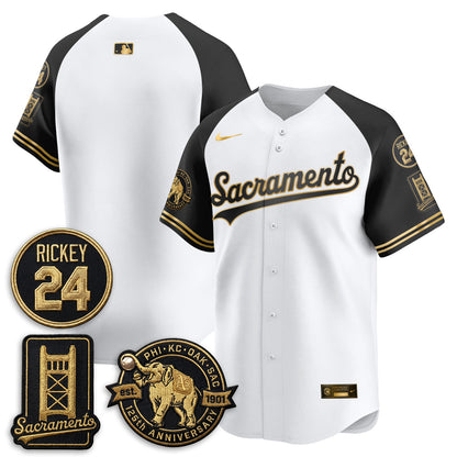 OAK 2026 Alternate Sacramento 125 Years Limited Vapor Gold Edition Jersey - All Stitched