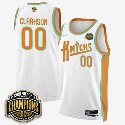 New York Knicks 2026 Eastern Conference Champions Special Edition Jersey V2- Stitched