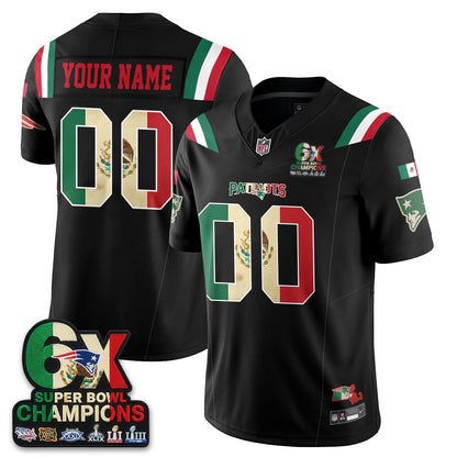 NE Mexico Edition Vapor Custom Jersey - Stitched