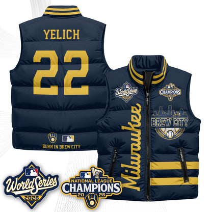 MIL 2026 NL Champions Puffer Vest - Printed