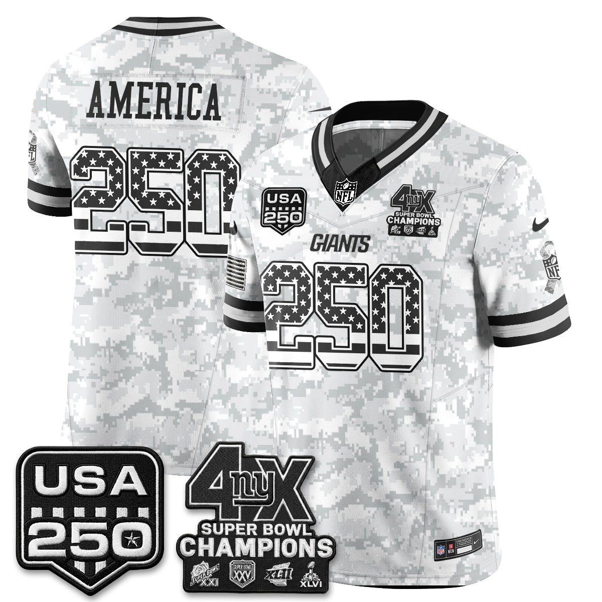 NYG 2026 Salute To Service Vapor Jersey - Stitched