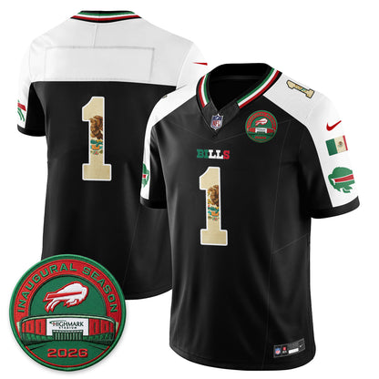 Buffalo Bills Mexico Edition Vapor Jersey - Stitched