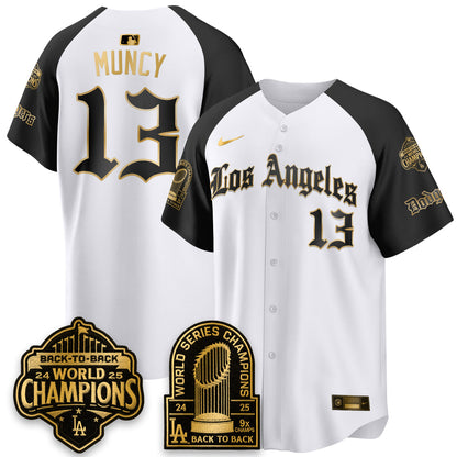 LAD WS Champions Back 2 Back Patch Vapor Premier Limited Gothic Gold Edition Jersey - All Stitched