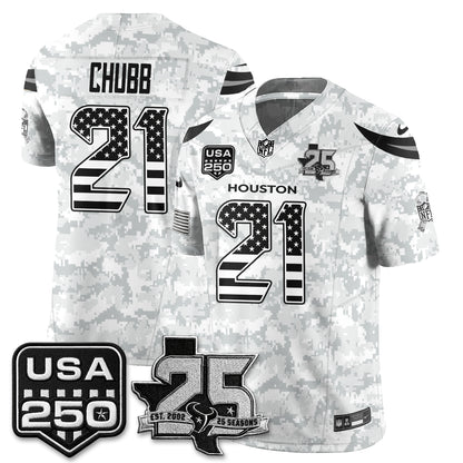 HOU 2026 Salute to Service Edition Vapor Jersey - Stitched