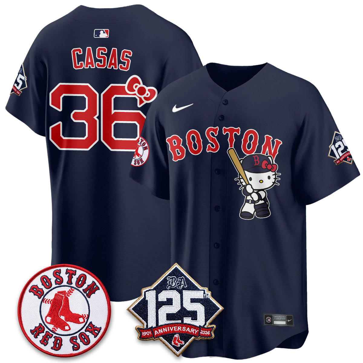 Boston Red Sox x Meow KT Vapor Limited Jersey - Stitched