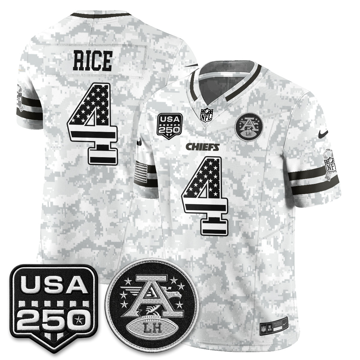 KC 2026 Salute to Service Vapor Jersey - Stitched
