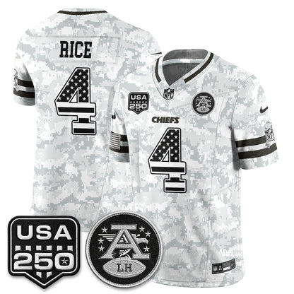 KC 2026 Salute to Service Vapor Jersey - Stitched