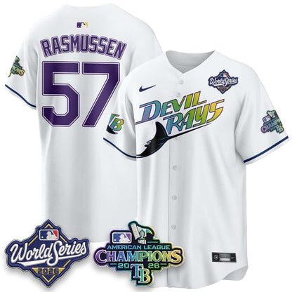 TB WS26 & AL Champions Throwback Jersey - Stitched
