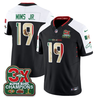 DEN 3X Champs Mexico Edition Vapor Jersey - Stitched