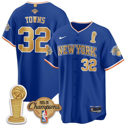 NYK Champions Night Baseball City 25/26 Jersey - Stitched