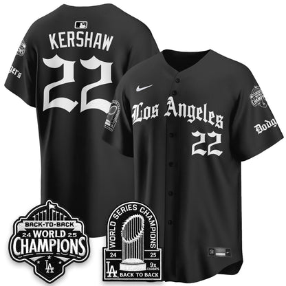 LAD WS Champions Back 2 Back Patch Vapor Premier Limited Gothic Gold Edition Jersey - All Stitched
