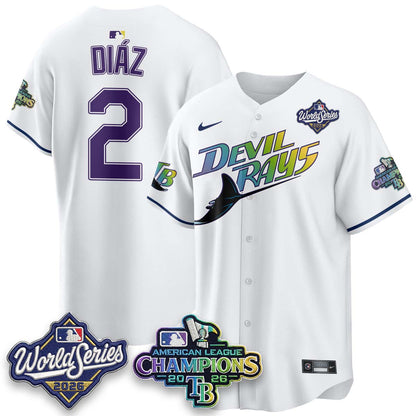 TB WS26 & AL Champions Throwback Jersey - Stitched
