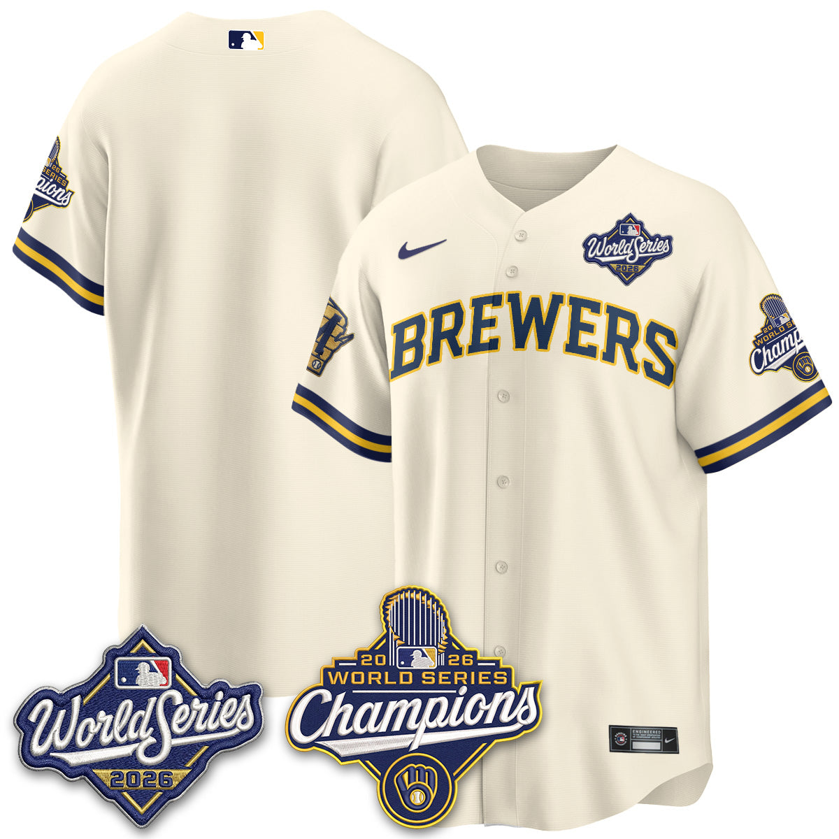 MIL 2026 WS Champions Vapor Home Jersey - Stitched (#11)
