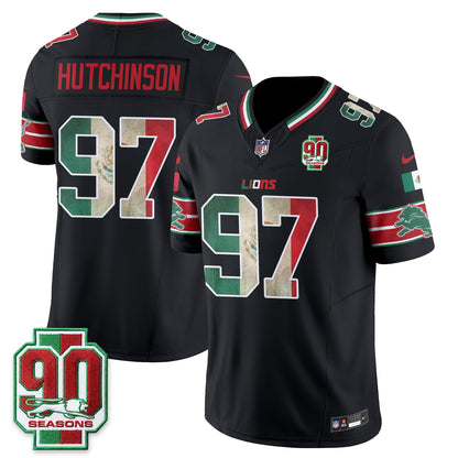 DET Mexico Edition Vapor Jersey - Stitched