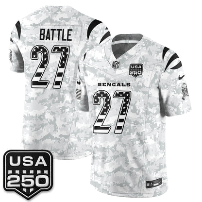 CIN 2026 Salute to Service Vapor Jersey - Stitched