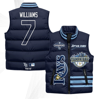 Tampa Bay Rays "Devil Rays" Puffer Vest - Printed