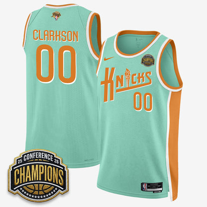 New York Knicks 2026 Eastern Conference Champions Special Edition Jersey V2- Stitched