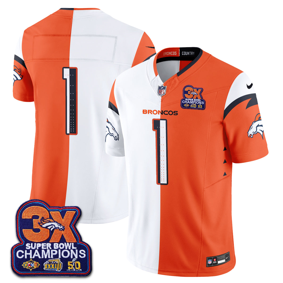 DEN Split Edition Vapor Jersey - Stitched
