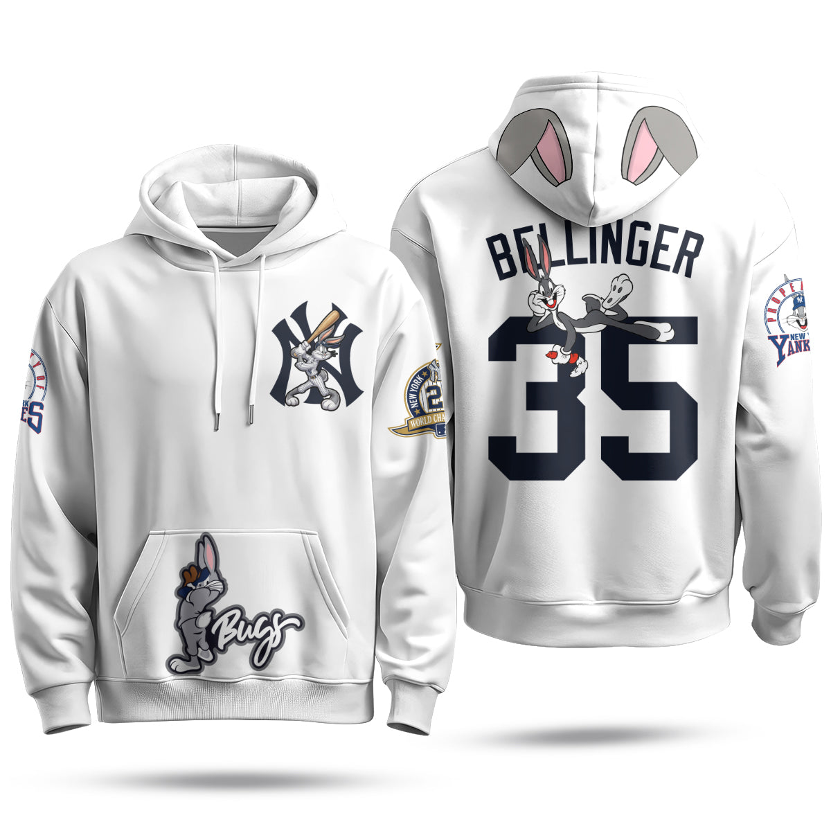 New York Yankees Bunny Vapor Limited Hoodie - Printed