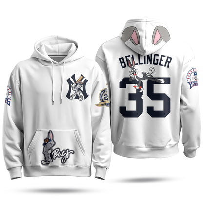 New York Yankees Bunny Vapor Limited Hoodie - Printed
