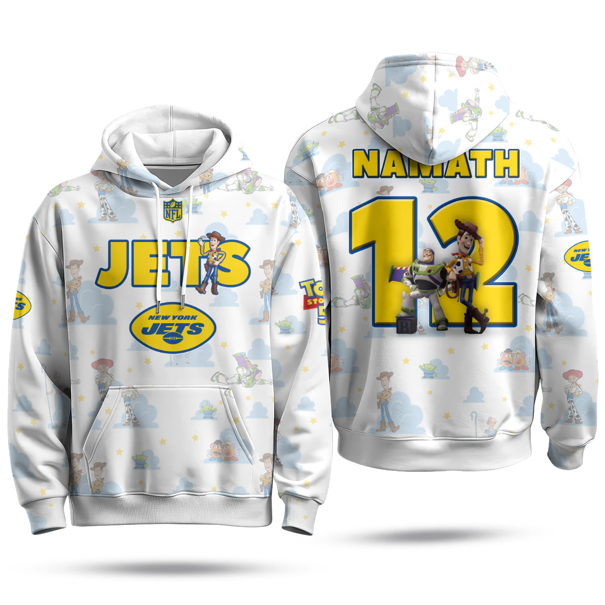 NYJ x Infinity & Beyond Hero Edition Pullover Hoodie - Printed